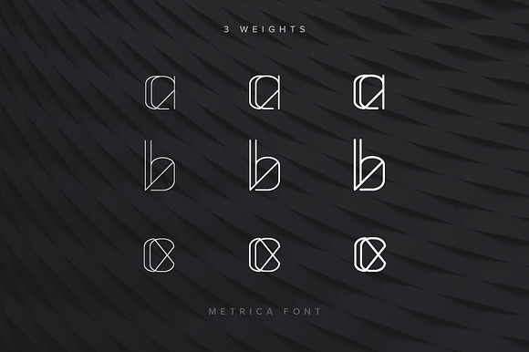 Metrica Font in Display Fonts - product preview 3