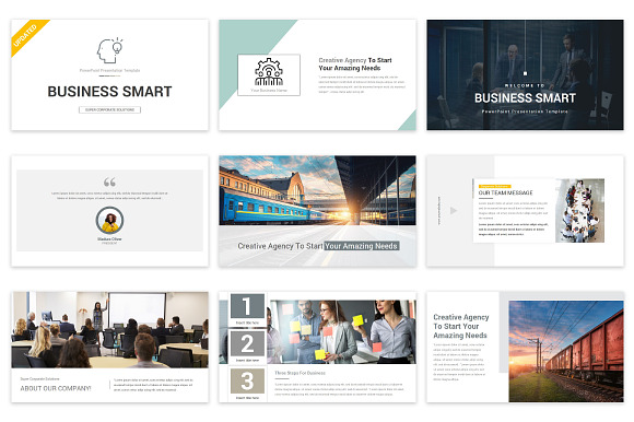 Business Smart PowerPoint Template in PowerPoint Templates - product preview 2