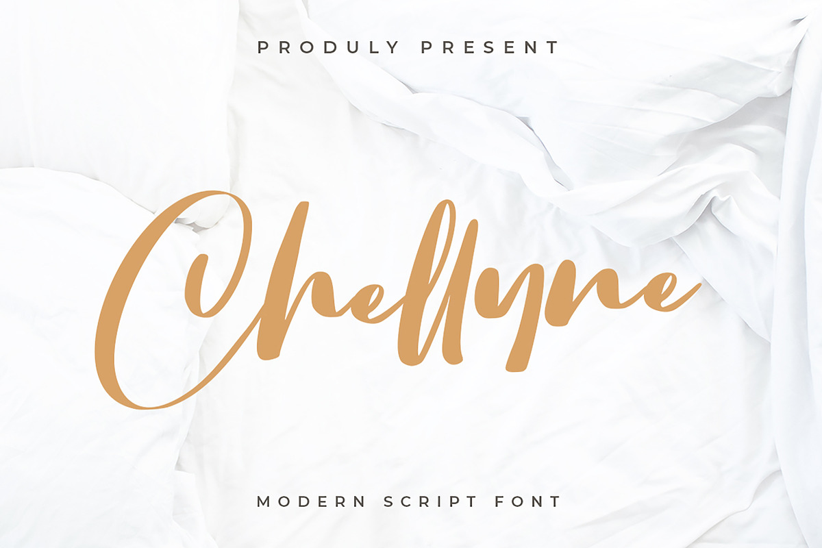 Chellyne - Modern Script Font in Script Fonts - product preview 8