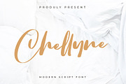 Chellyne - Modern Script Font