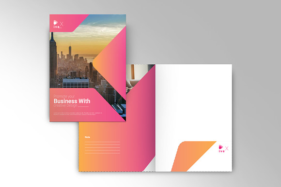 Presentation Folder in Stationery Templates - product preview 1
