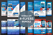 Mobile App Flyers Bundle
