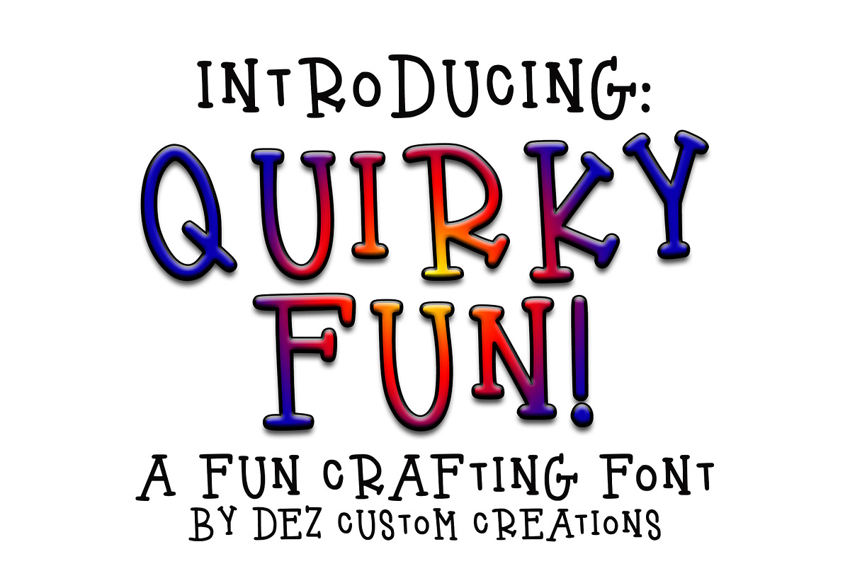 Quirky Fun - A Fun Hand LetteredFont in Serif Fonts - product preview 8