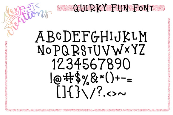 Quirky Fun - A Fun Hand LetteredFont in Serif Fonts - product preview 9