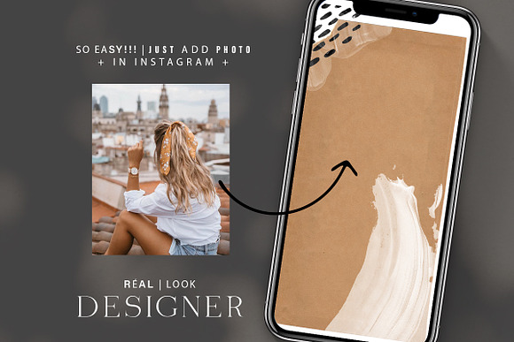 Paper Paint Instagram + Template in Instagram Templates - product preview 1