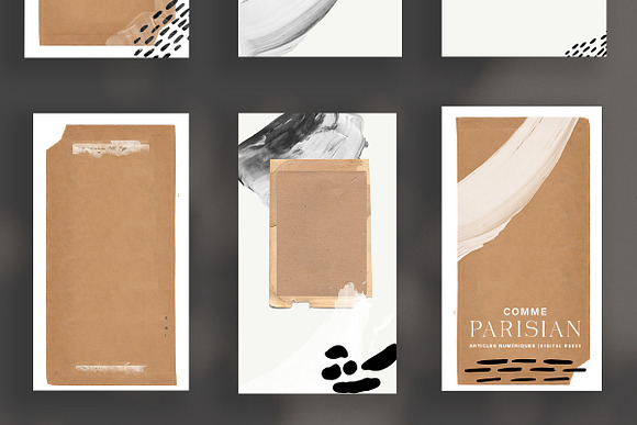 Paper Paint Instagram + Template in Instagram Templates - product preview 2