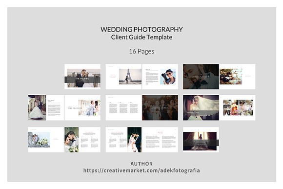 Wedding Photography Client Guide in Brochure Templates - product preview 9