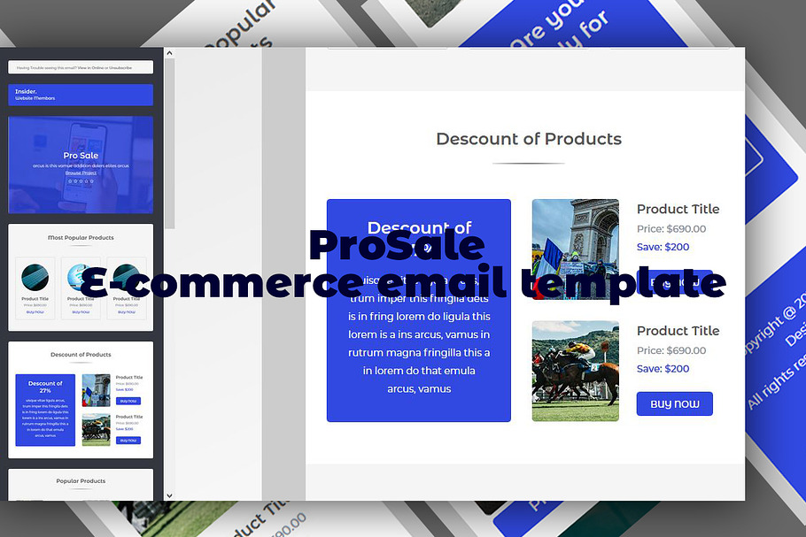 ProSale - ecommerce email template