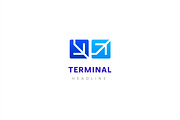 Terminal logo template.