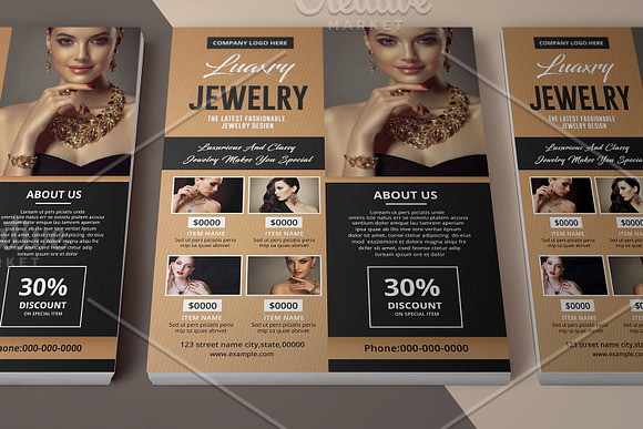 Jewelry Store Flyer - V1059 in Flyer Templates - product preview 1