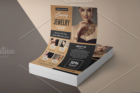 Jewelry Store Flyer - V1059 in Flyer Templates - product preview 2