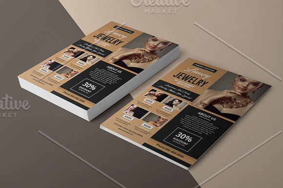 Jewelry Store Flyer - V1059 in Flyer Templates - product preview 3