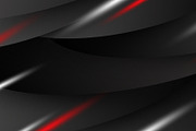 Abstract black banner background