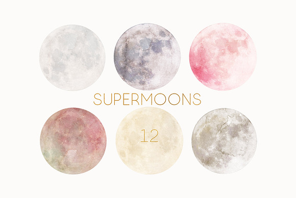 MOON BUNDLE in Illustrations - product preview 7