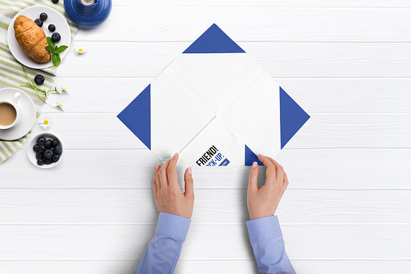 Big Paper Napkin PSD Mockups in Branding Mockups - product preview 9