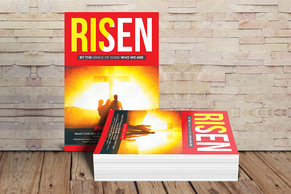 Risen Church Flyer Template in Flyer Templates - product preview 2
