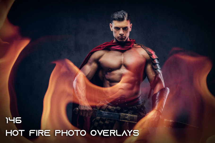 146 Hot Fire Photo Overlays