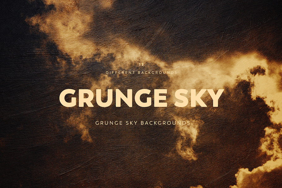 Grunge SKY Backgrounds in Textures - product preview 8