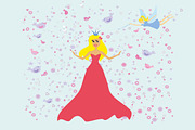 Princess with fairy