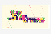 5 years anniversary vector logo
