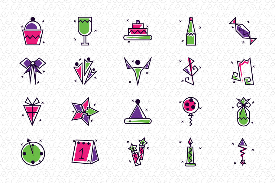 New YearCelebration Vector Pack