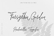 Forsythia Garden |Signature Typeface