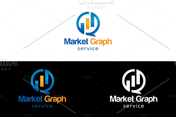 Market Graph Logo Template