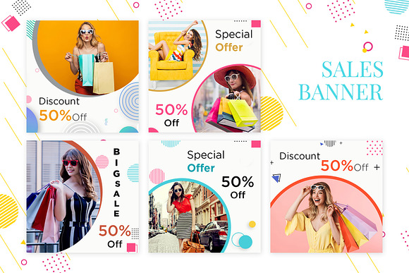 Summer Sale Instagram Banner Design in Facebook Templates - product preview 2