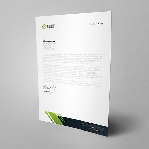 Letterhead in Stationery Templates - product preview 2