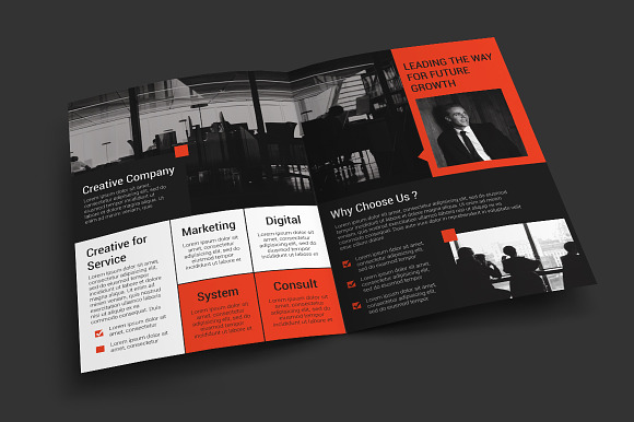 Bifold Brochure Design Template in Brochure Templates - product preview 1