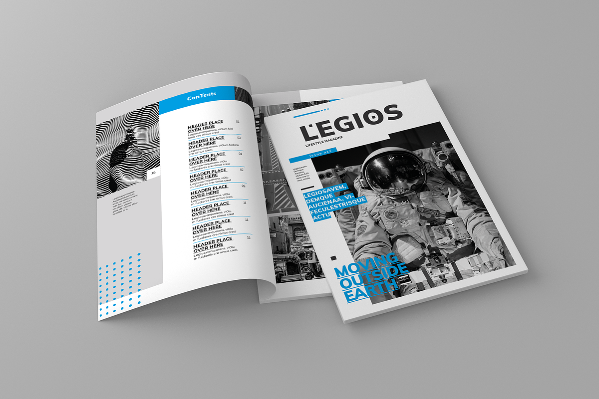 Legios - Magazine Template in Magazine Templates - product preview 8