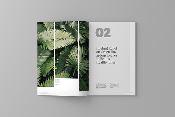 Garden And Leaves Magazine Template in Magazine Templates - product preview 10