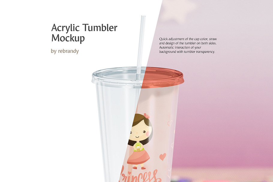Acrylic Tumbler Mockup in Mockup Templates - product preview 8
