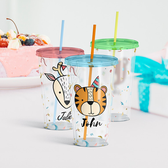 Acrylic Tumbler Mockup in Mockup Templates - product preview 3