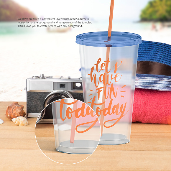 Acrylic Tumbler Mockup in Mockup Templates - product preview 4