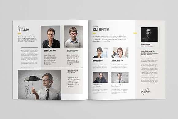 Simple Brochure Template in Brochure Templates - product preview 2