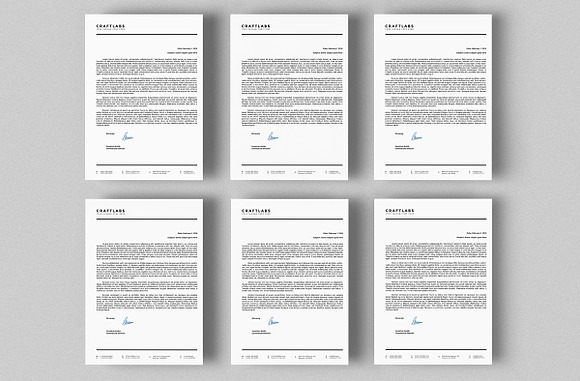 Corporate Letterhead 8 with MS Word in Stationery Templates - product preview 2