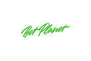 Bet planet logo template.