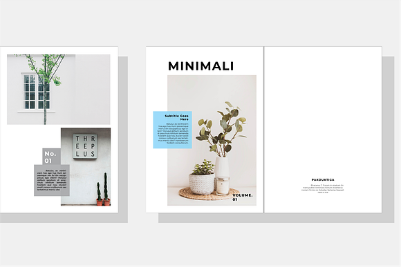 Minimali Magazine Template in Magazine Templates - product preview 5