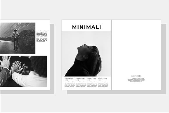 Minimali Magazine Template in Magazine Templates - product preview 8