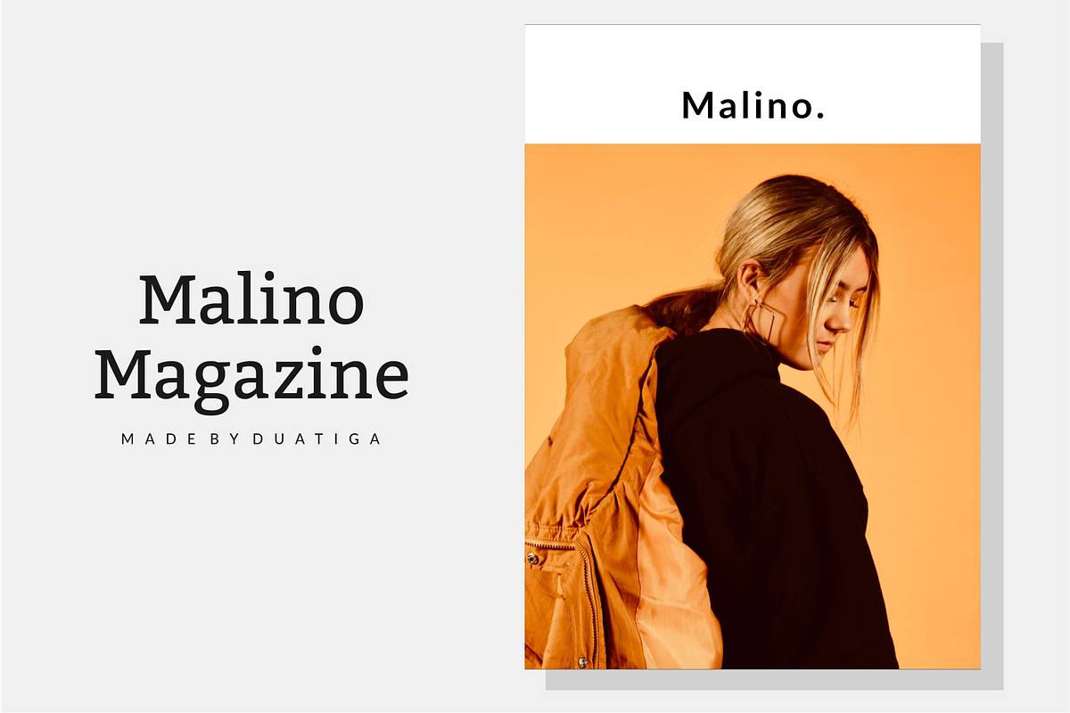 Malino Magazine Template in Magazine Templates - product preview 8