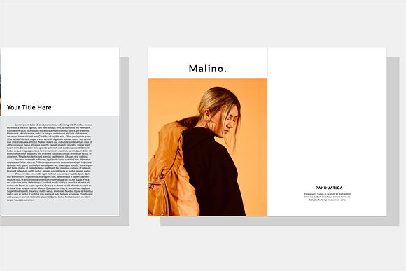 Malino Magazine Template in Magazine Templates - product preview 4