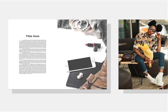 Malino Magazine Template in Magazine Templates - product preview 8