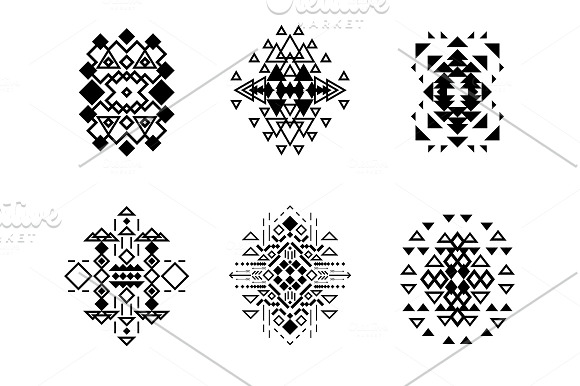 55 Tribal Design Elements Collection in Objects - product preview 2