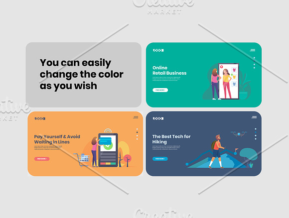 Business & Smart Life Illustrations in Web Elements - product preview 3