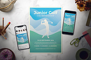 Golf Championship Flyer Set