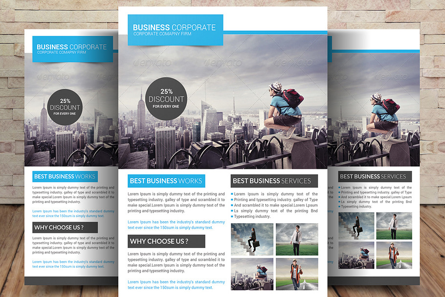 Modern Business Agency Flyer in Flyer Templates - product preview 8
