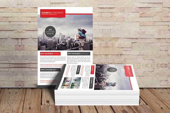 Modern Business Agency Flyer in Flyer Templates - product preview 1