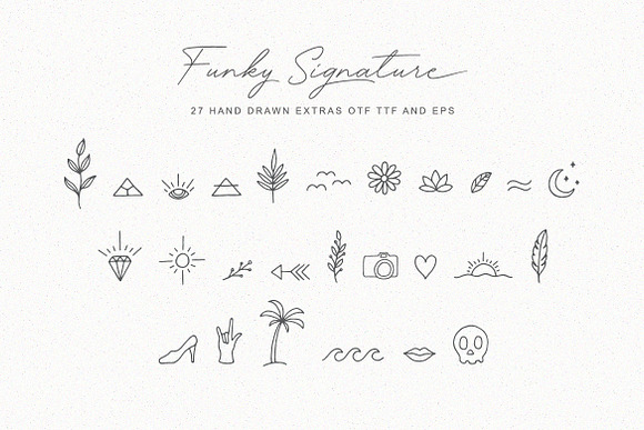 Funky Signature - Funky Fonts in Script Fonts - product preview 6