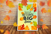 Set autumn sales business banners